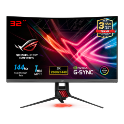 Màn Hình Game Cong ASUS ROG Strix XG32VQ G-Sync 2K 144Hz Aura Sync FreeSync