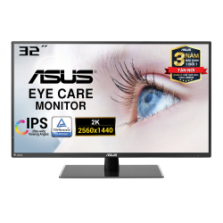 Màn Hình Thiết Kế Đồ Họa ASUS VA32AQ 32" IPS 2K 2 Loa Bảo Vệ Mắt