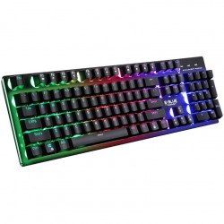 Bàn Phím bán cơ E-BLUE MAZER EKM768 BLACK - LED RGB