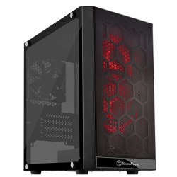 Case SilverStone PRECISION SERIES PS15 Black (SST-PS15B-G) - M-ATX Mid-Tower