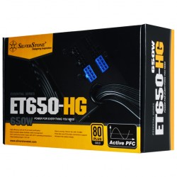 Nguồn SilverStone 650W ESSENTIAL SERIES (SST-ET650-HG V1.1) - 80 Plus GOLD Semi-Modular