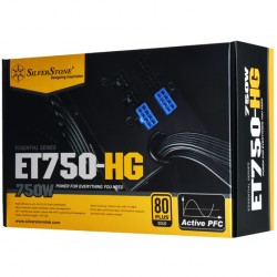 Nguồn SilverStone 750W ESSENTIAL SERIES (SST-ET750-HG) - 80 Plus GOLD Semi-Modular