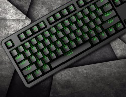 Keyboard Fuhlen G87S Mechanical Cherry Red Switch 87 Black