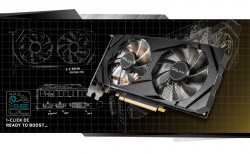 VGA CARD GALAX GTX1660 6GB OC (1-Click OC) (60SRH7DSY91C) DDR5 192BIT 2 FAN