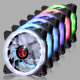 FAN CASE IRIS 12 RBW ADD-1 (Addressable LED)
