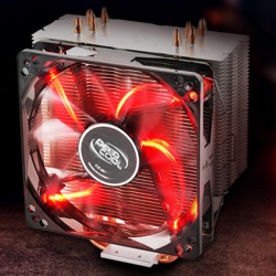 FAN CPU DEEPCOOL GAMMAXX 400R RED LED (2011/1151/1155/1156/1366/AM3)