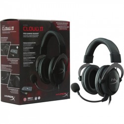 Tai nghe Gaming/HEADPHONE KINGSTON HYPERX CLOUD II GUN METAL (KHX-HSCP-GM)