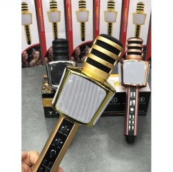 Micro kiêm loa Bluetooth hát KaraOKE không dây SDSR SD17 màu vàng Gold