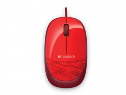 Chuột máy tính có dây Logitech M105 màu đỏ