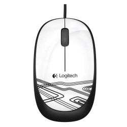 Chuột máy tính có dây LOGITECH M105 Màu Trắng