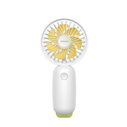 Quạt cầm tay mini Fan BASEUS CXYHC-02 màu trắng, có đèn led đom đóm