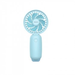 Quạt cầm tay mini Fan BASEUS CXYHC-03 màu xanh dương, có đèn led đom đóm