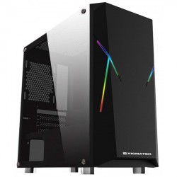 Vỏ Case máy tính CASE XIGMATEK ARES EN42784 (1 mặt kính cượng lực, 2 Led Strip, lắp được 5 fan)
