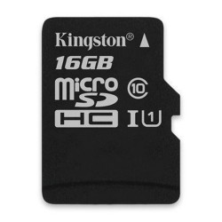 Thẻ nhớ MicroSD 16GB Kingston Canvas Select UHS-I 80Mb/s (SDCS/16GBSP)