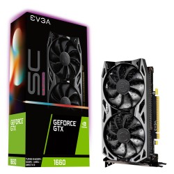 VGA CARD EVGA GeForce GTX 1660 SC ULTRA GAMING, 6GB GDDR5, Dual Fan, Metal Backplate