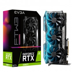 VGA CARD EVGA GeForce RTX 2080 Ti FTW3 ULTRA GAMING, 11GB GDDR6, iCX2 Technology, RGB LED, Metal Backplate