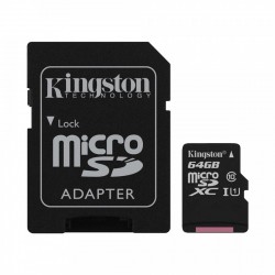 Thẻ nhớ MicroSD 64GB Kingston Canvas Select UHS-I 80Mb/s (SDCS/64GB)