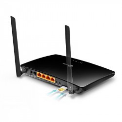 Bộ phát sóng không dây 4G/Router Wi-Fi 4G LTE TP-Link TL-MR6400 chuẩn N tốc độ 300Mbps (2 Anten, có khe cắm thẻ SIM)