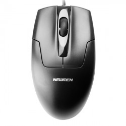 Chuột Quang Có Dây Văn Phòng Newmen M180 1000DPI - Màu Đen