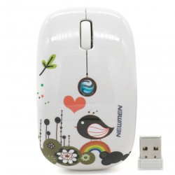 Chuột Không Dây Văn Phòng Newmen F201 1600DPI - Chim Sơn Ca