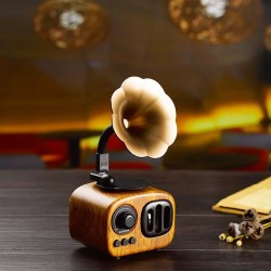 Loa di động không dây/Speaker bluetooth SANSUI T31 (Hình máy đĩa loa kèn)