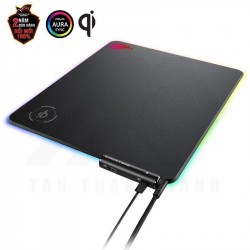 Bàn di chuột ASUS ROG BALTEUS RGB, tích hợp đế sạc nhanh không dây Qi Charge