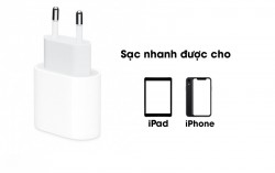 Củ sạc Iphone/Ipad APPLE 18W USB-C POWER ADAPTER MU7V2 Chính hãng