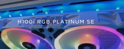 Tản nhiệt nước CPU Cooler Liquid AIO CORSAIR H100i RGB PLATINUM SE (CW-9060041-WW)