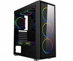 Vỏ Case Máy Tính FORGAME DREAM SKY 2 (No fan, 2 mặt kính cường lực,lắp được 6 fan 12CM)