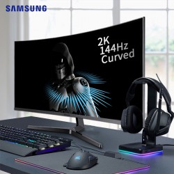Màn hình cong Gaming 27 inch 2K 144Hz SAMSUNG - Model: LC27JG54, chính hãng, màu đen