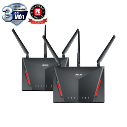 Bộ Mesh Wifi ASUS RT-AC86U (AC2900/Gaming Router wifi/MU-MIMO/AIMESH/2 PACK)