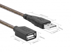 Cáp USB 2.0 Nối Dài 10M Unitek YC429