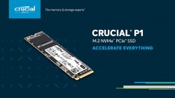 SSD CRUCIAL 500GB (CT500P1SSD8.PK01) M2 2280 NVMe