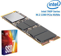SSD INTEL 512GB SERIES 760P M2 PCIe NVMe 3.1 x4 (SSDPEKKW512G8XT)