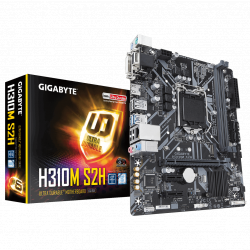 MAINBOARD GIGABYTE H310M-S2H. LGA1151V2. DR4X2. DSUB/HDMI