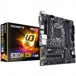 MAINBOARD GIGABYTE B365M-D3H. S-V-L. LGA1151V2. DDR4X4. M2 NVME