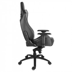 GHẾ ALPHA GAMER POLAIS OFFICE SERIES BLACK ( chân xoay, chỉnh độ cao)