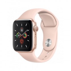 APPLE WATCH SERIES 5 40MM GPS - MWV72 (Viền nhôm màu vàng, dây cao su màu hồng)