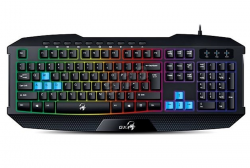 Bàn Phím Game Genius Scorpion K215 USB (Led Nền 7 Màu)