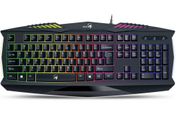 Bàn Phím Game Genius Scorpion K220 USB (Led Nền Đổi 7 Màu)