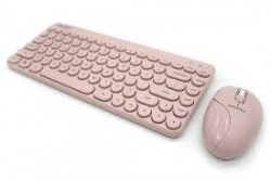 Bàn phím + chuột không dây Newmen K928 màu hồng