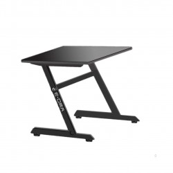 Bàn Game E-DRA Z TANK Grey Black (mặt gỗ MDF đen/chân sắt sơn đỏ)