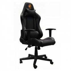Ghế Game E-DRA MARS EGC202 BLACK (Chân xoay/ đệm lưng + cổ)