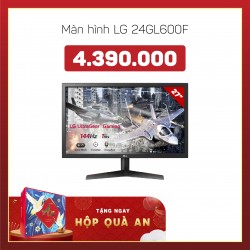 Màn hình Gaming UltraGear 23.6 inch LG 24GL600F-B, tấm nền TN, 144HZ, 1MS, Black
