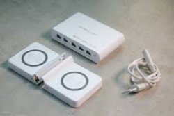 Sạc đa cổng Macbook HYPERJUICE ULTIMATE CHARGER 110W DUAL WIRELESS CHARGER 15W