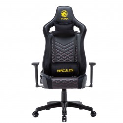 Ghế Game E-DRA HECULES EGC203 BLACK (Chân xoay, đệm lưng, đệm cổ)