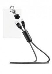 CÁP USB-C TO LIGHTNING 18W HYPERDRIVE LANYARD MFI 1Met CLM303