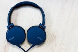 Tai Nghe Chụp Tai Sony ExtraBass MDR-XB550AP màu xanh dương