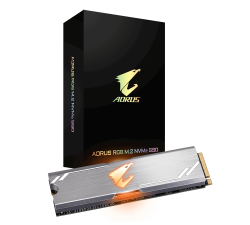 SSD 256GB GIGABYTE AORUS LED RGB M.2 NVMe (ASM2NE2256GTTDR)
