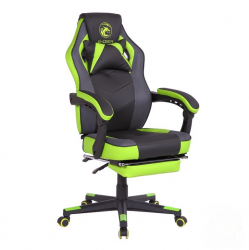 Ghế Gaming E-DRA JUPITER EGC201 BLACK GREEN (Chân xoay/có gác chân)